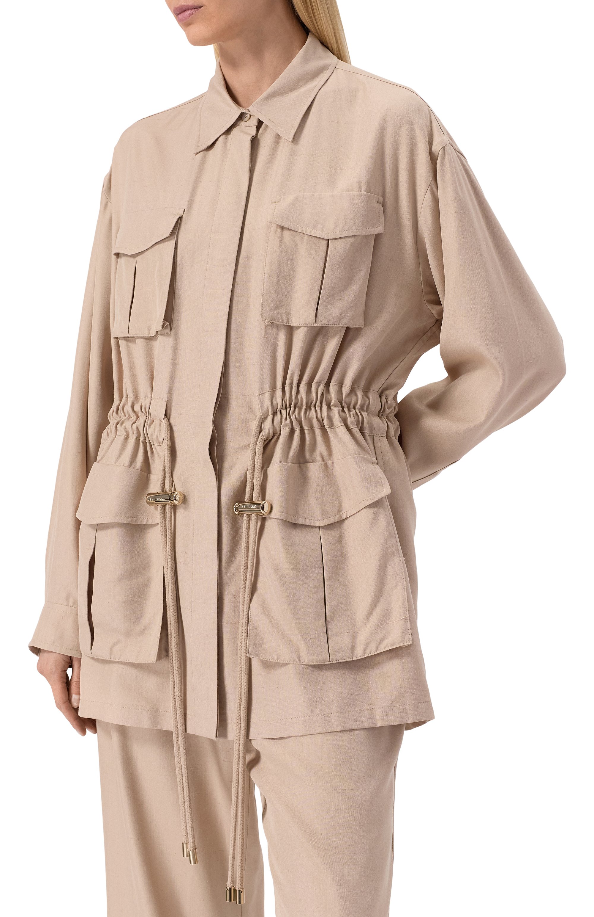 Шелковая рубашка ELIE SAAB, арт. SH112NS25/SI001, фото 3