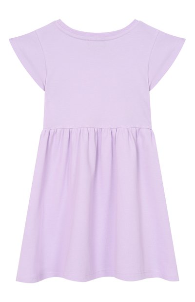 Хлопковое платье MOSCHINO сиреневого цвета по цене 15750 руб., арт. HDV0HQ/LFA06_001, фото 2 Хлопковое платье MOSCHINO, арт. HDV0HQ/LFA06_001, фото 2