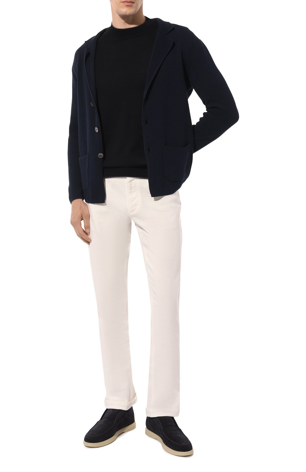 Джемпер из хлопка и кашемира ANDREA CAMPAGNA, арт. GC1ML2A/CC14R1, фото 2