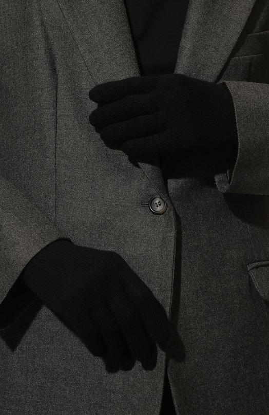 Кашемировые перчатки Images Canoe 6924610 Чёрный  6924610 Фото 2