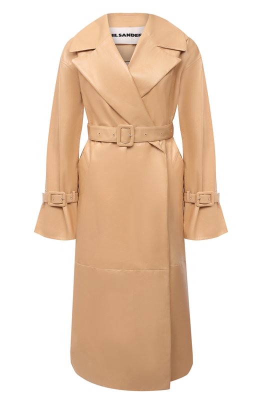 Кожаный тренч Jil Sander