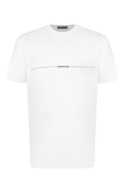 Мужская хлопковая футболка CORNELIANI, арт. 27G587/2725035