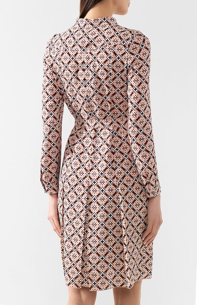 Шелковое платье BOTTEGA VENETA розового цвета по цене 466500 руб., арт. 538556/VEZF0, фото 4 Шелковое платье BOTTEGA VENETA, арт. 538556/VEZF0, фото 4