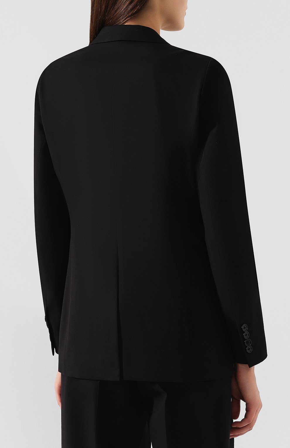 Жакет из смеси хлопка и шерсти DRIES VAN NOTEN черного цвета по цене 59950 руб., арт. 191-10427-7286, фото 4 Жакет из смеси хлопка и шерсти DRIES VAN NOTEN, арт. 191-10427-7286, фото 4