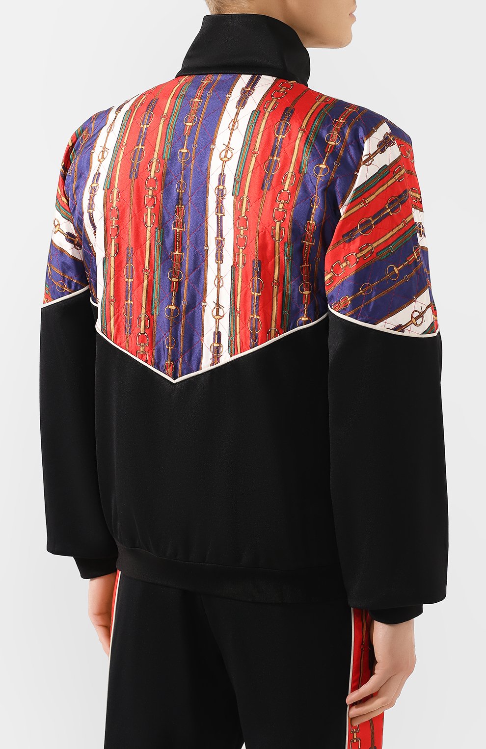 Шелковый бомбер GUCCI, арт. 575740/XJBA8, фото 4
