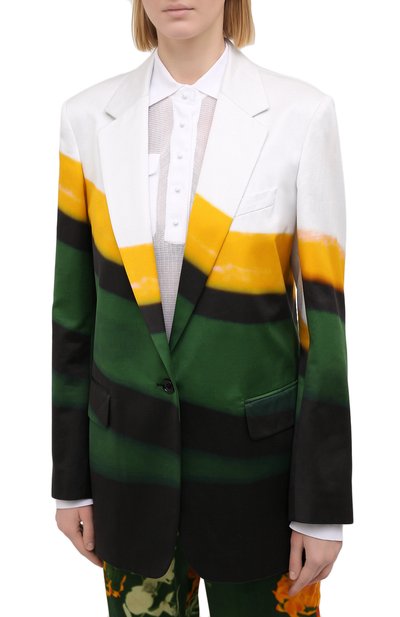 Хлопковый жакет DRIES VAN NOTEN, арт. 211-30416-2143, фото 3