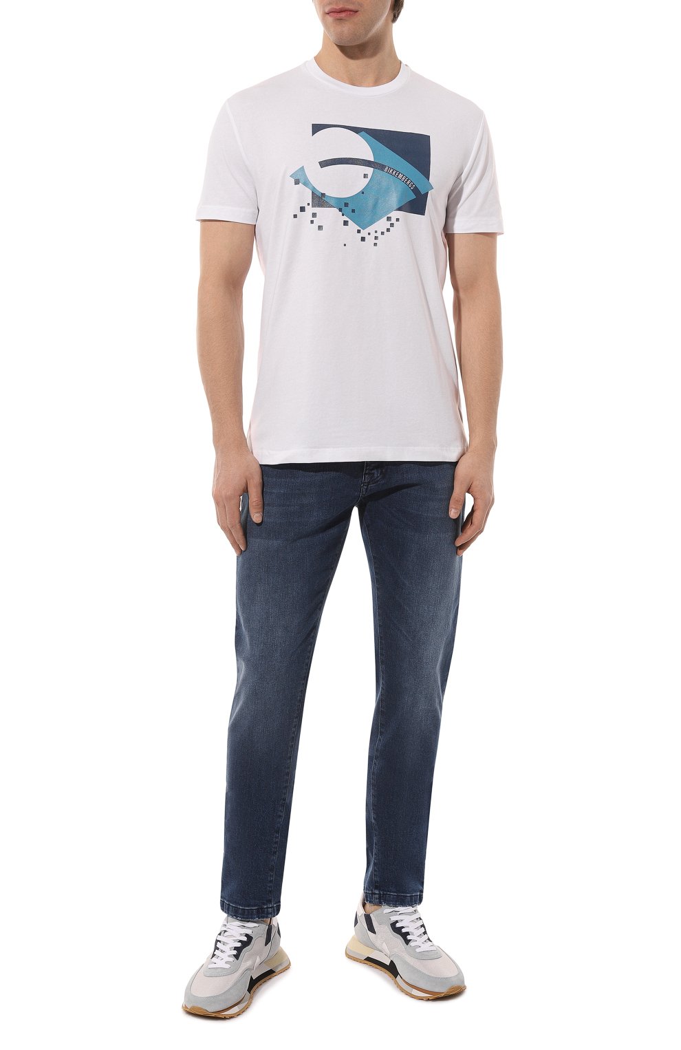 Хлопковая футболка DIRK BIKKEMBERGS, арт. C 4 101 2W E 1811, фото 2