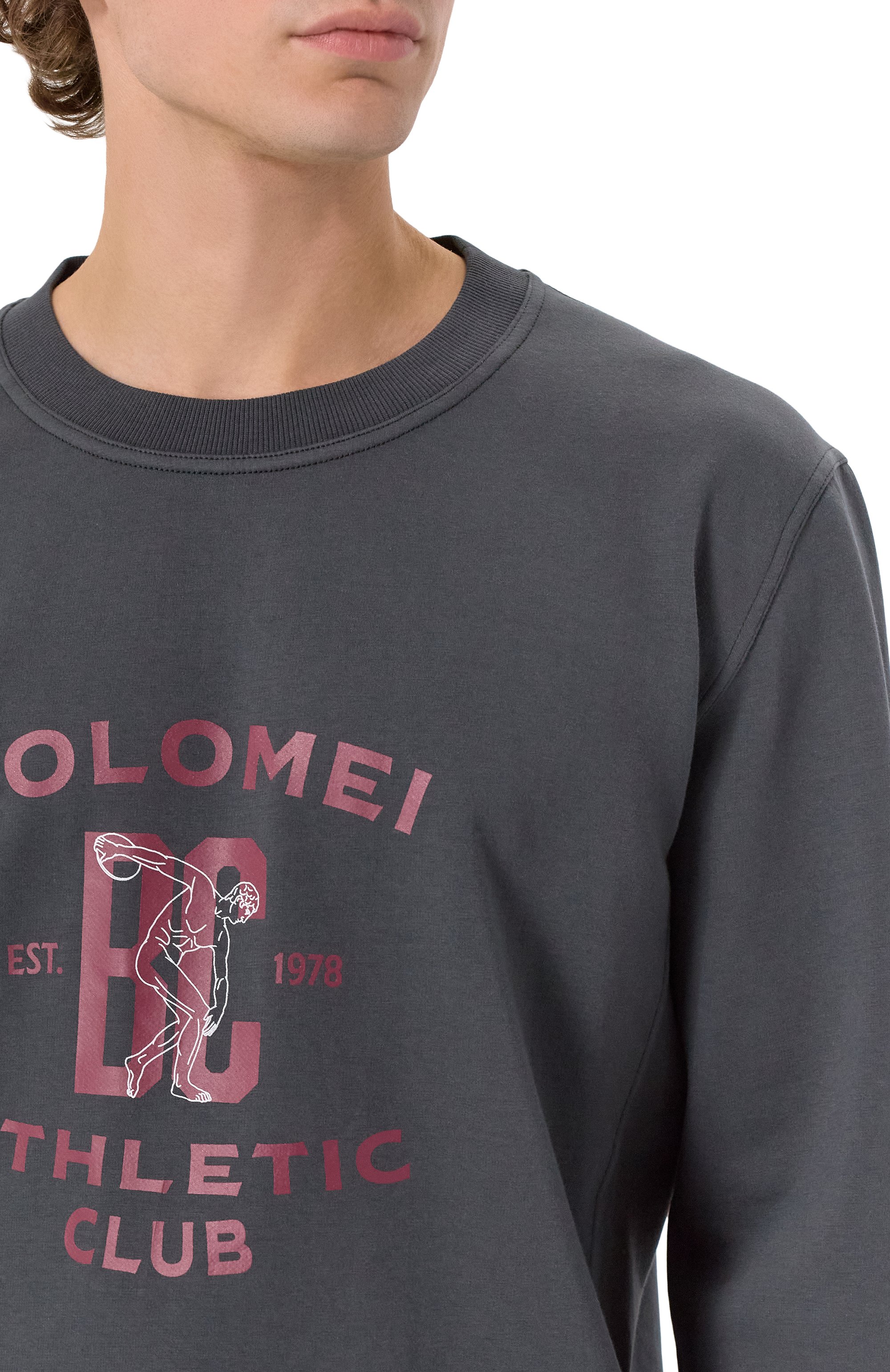 Хлопковый свитшот BRUNELLO CUCINELLI, арт. MW8633380G, фото 5