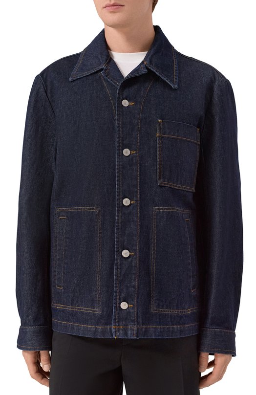 Джинсовая куртка Dries Van Noten 020580-2380-507 Синий  020580-2380-507 Фото 3