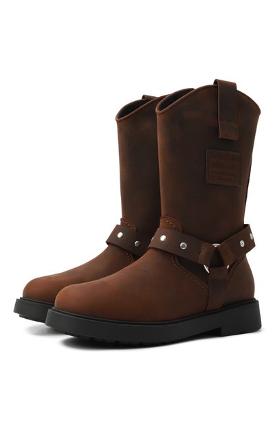 Кожаные сапоги DSQUARED2, арт. 81507/36-40