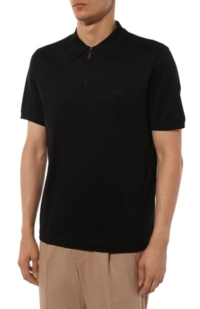 Хлопковое поло BRIONI, арт. UJ9L0L/PZ600, фото 3