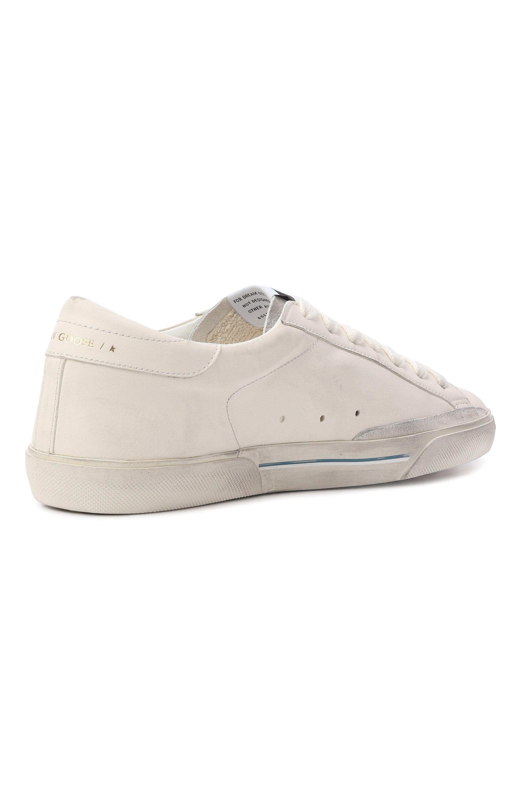 Кожаные кеды super-star GOLDEN GOOSE DELUXE BRAND, арт. GMF01015.F008166, фото 4