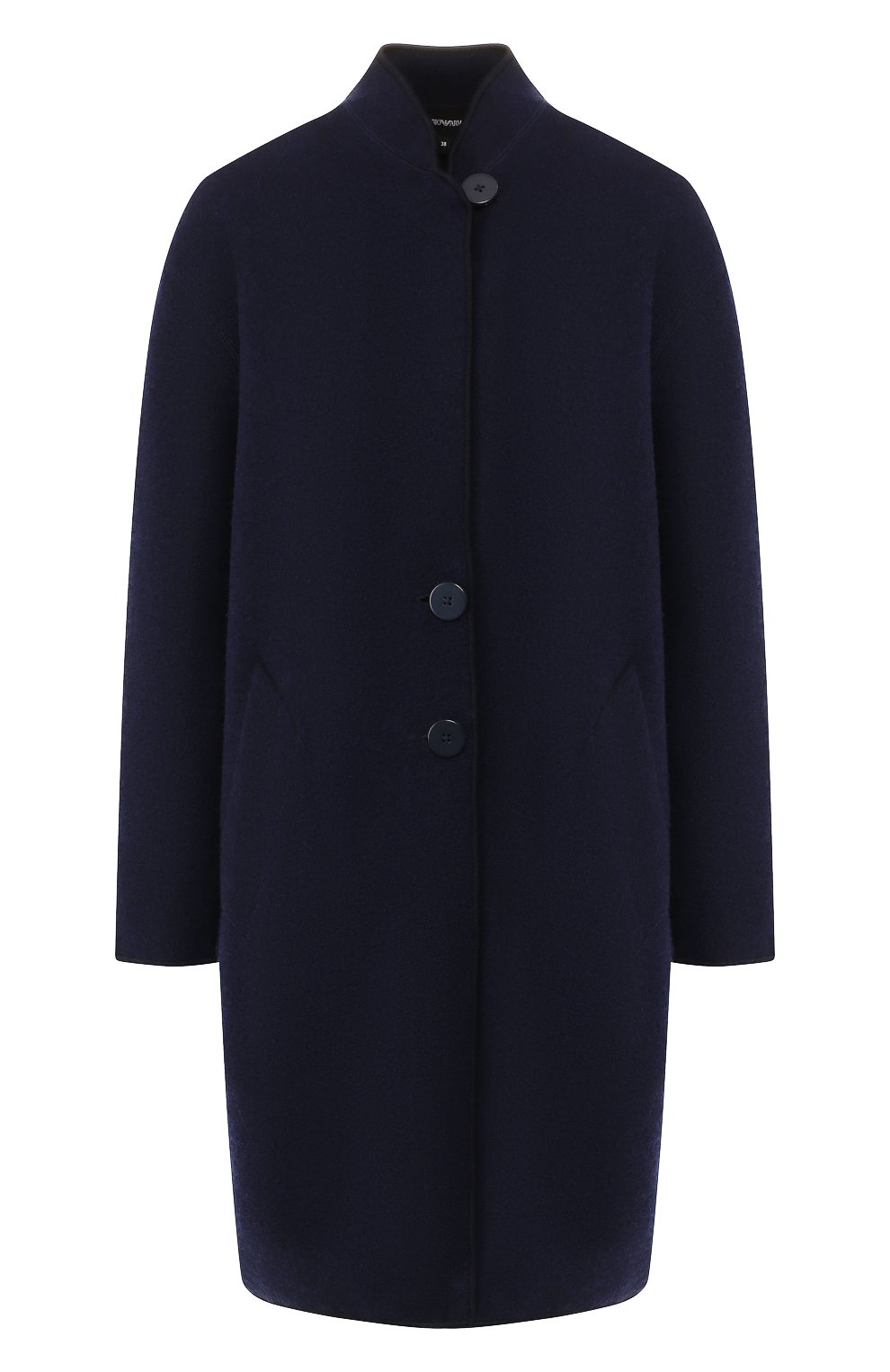 Пальто из смеси шерсти и хлопка EMPORIO ARMANI, арт. 6G2LT2/2M11Z, фото 1