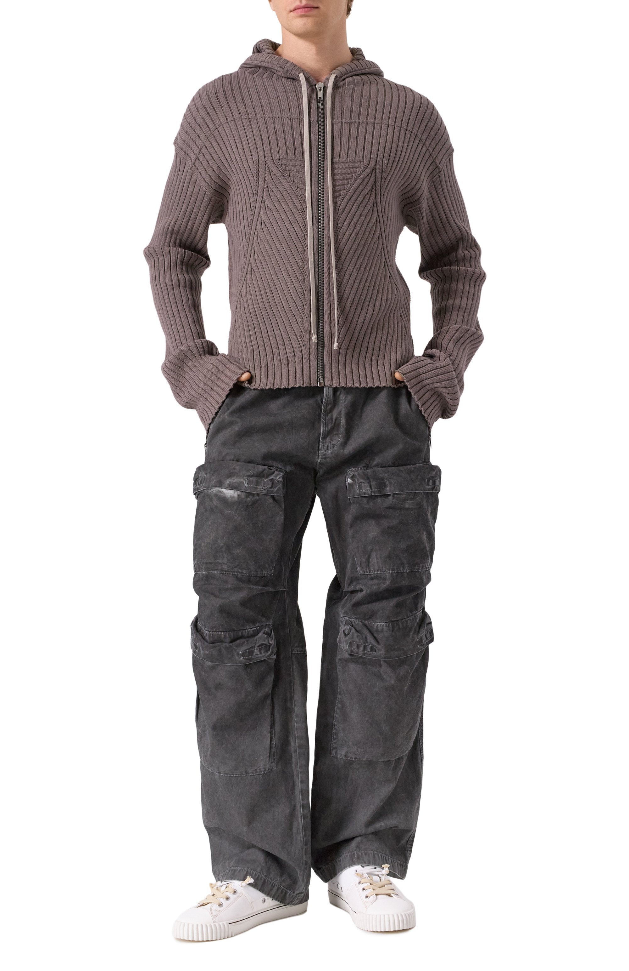 Хлопковый кардиган RICK OWENS, арт. RU01E5614/KEC, фото 2