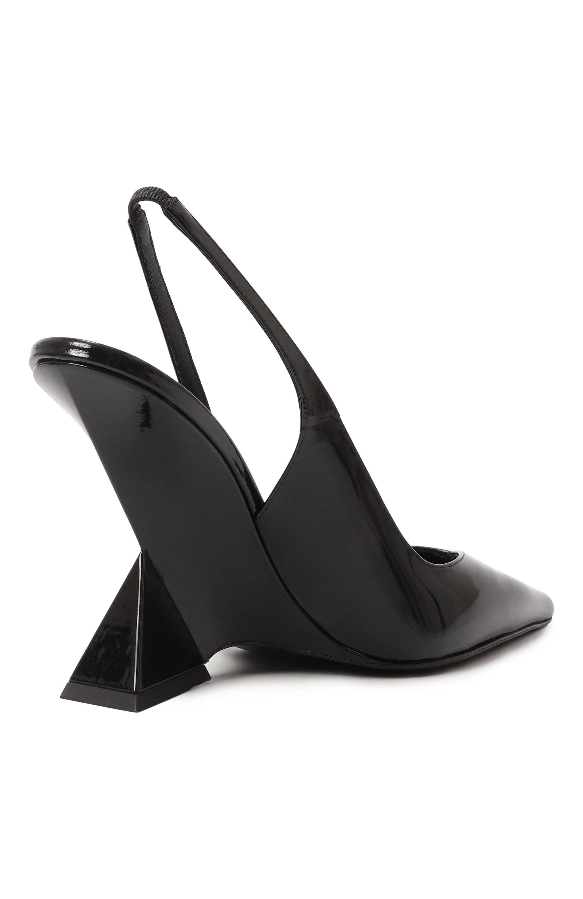 Лакированные туфли cheope THE ATTICO черного цвета по цене 96350 руб., арт. 250WSH00779/LBT002AA, фото 5 Лакированные туфли cheope THE ATTICO, арт. 250WSH00779/LBT002AA, фото 5