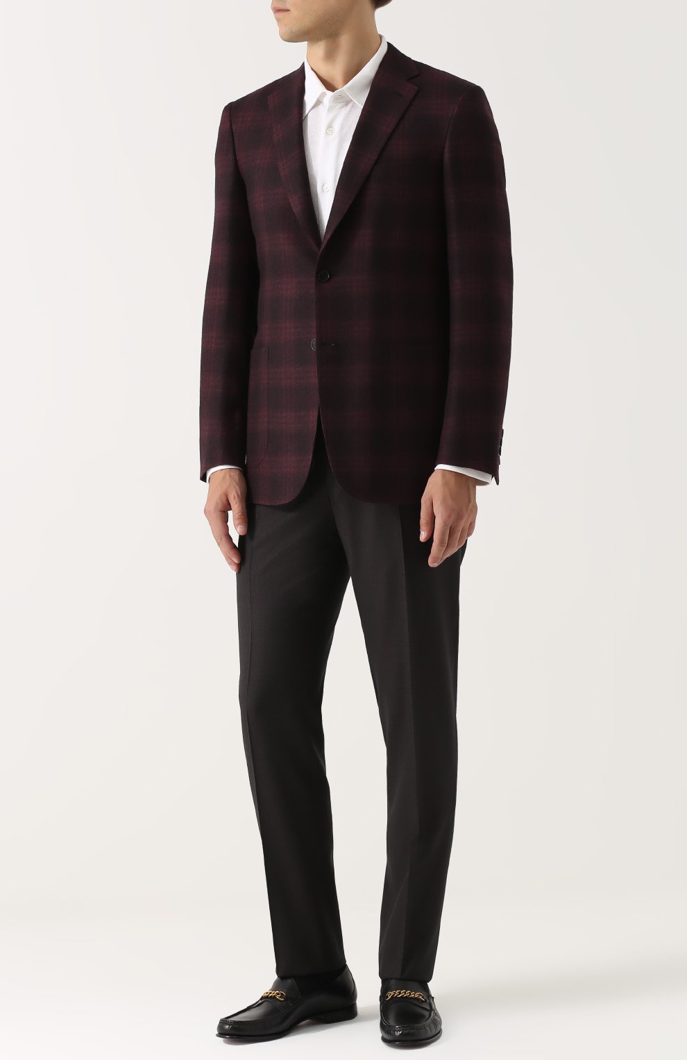 Кожаные лоферы с декоративной цепью TOM FORD, арт. J1060T-VSP, фото 2