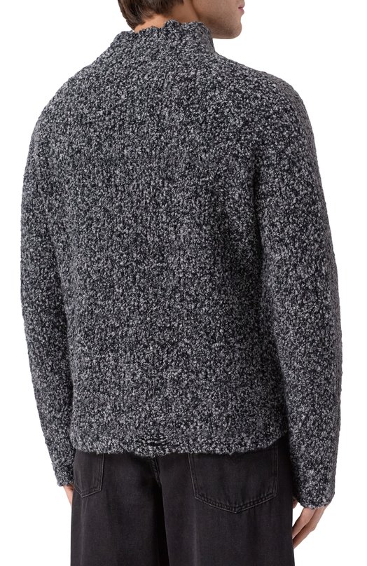 Шерстяной свитер Diesel A21441/0EGCB Серый  A21441/0EGCB Фото 4