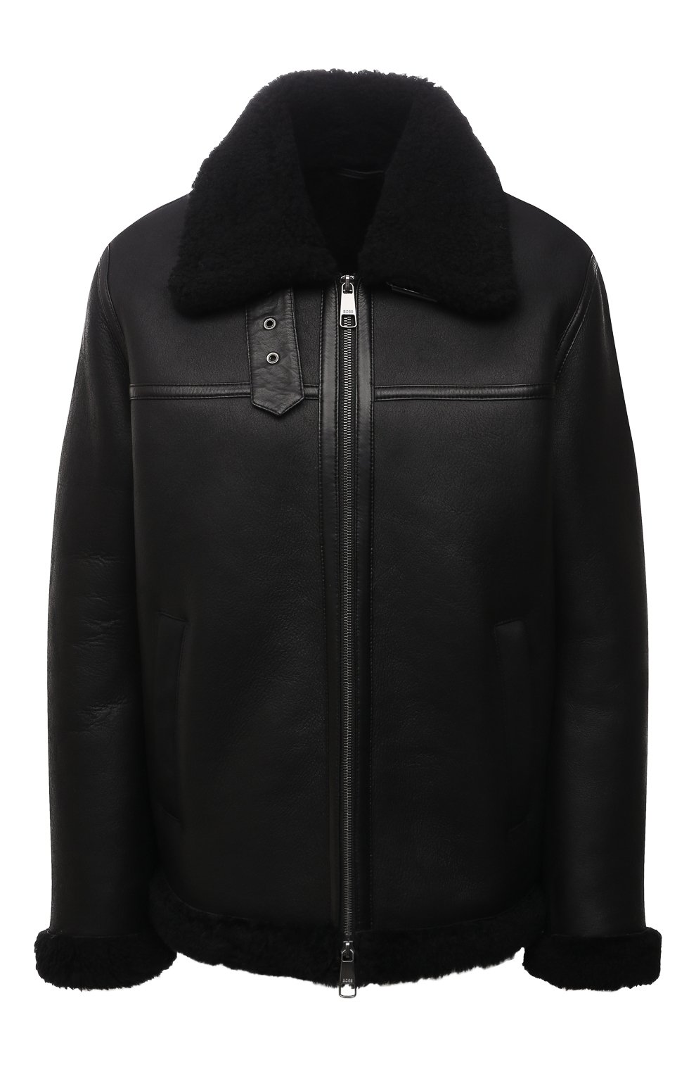 Дубленка BOSS черного цвета по цене 251000 руб., арт. 50461137, фото 1 Дубленка BOSS, арт. 50461137, фото 1