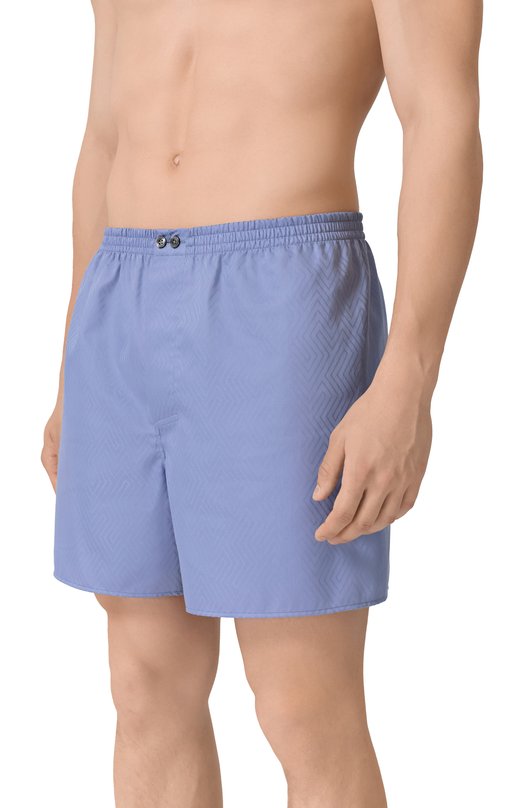 Хлопковые боксеры Zimmerli 75101 Голубой  75101 Фото 2