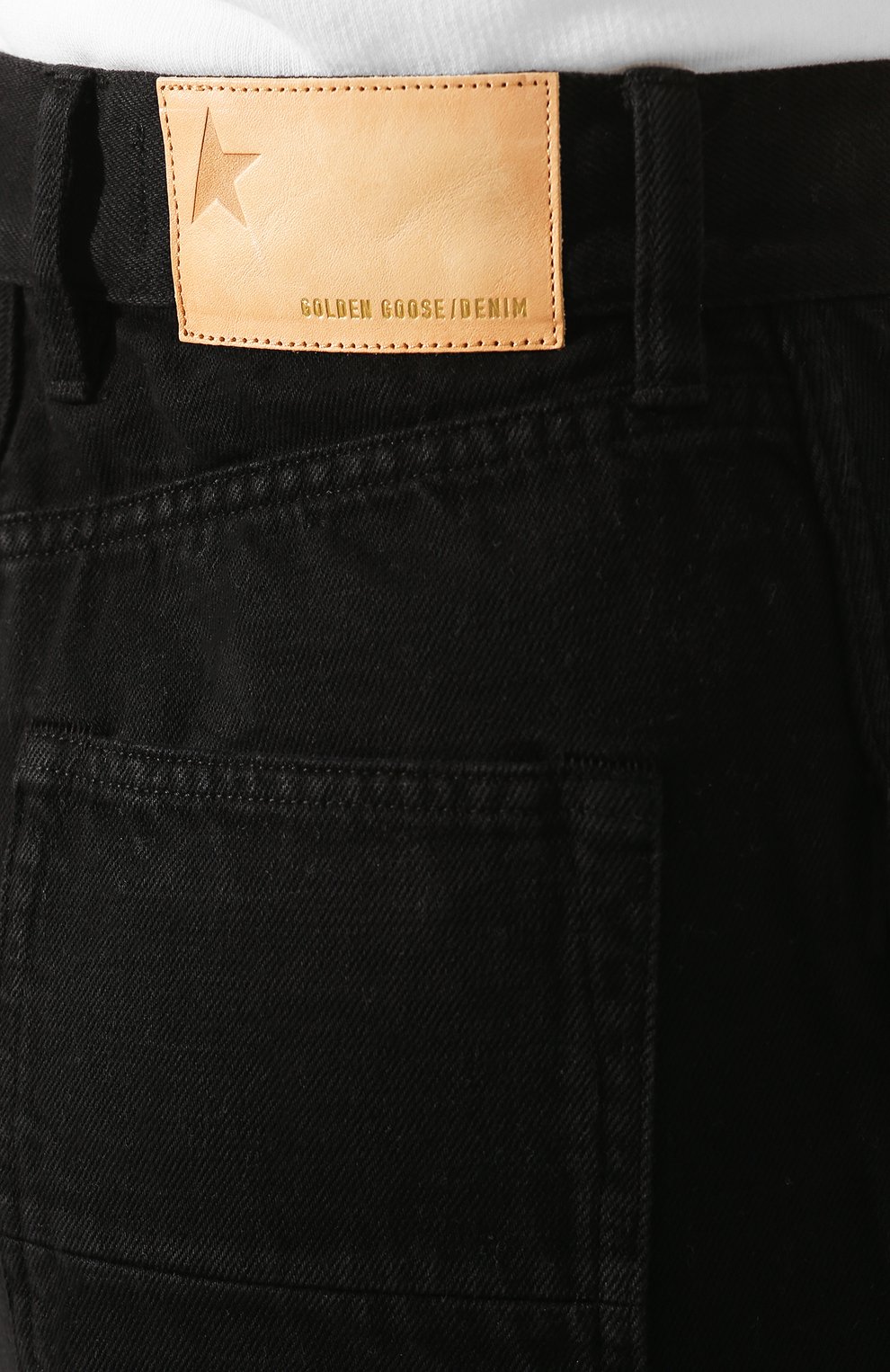 Джинсы GOLDEN GOOSE DELUXE BRAND черного цвета по цене 19350 руб., арт. G36WP007.B1, фото 5 Джинсы GOLDEN GOOSE DELUXE BRAND, арт. G36WP007.B1, фото 5
