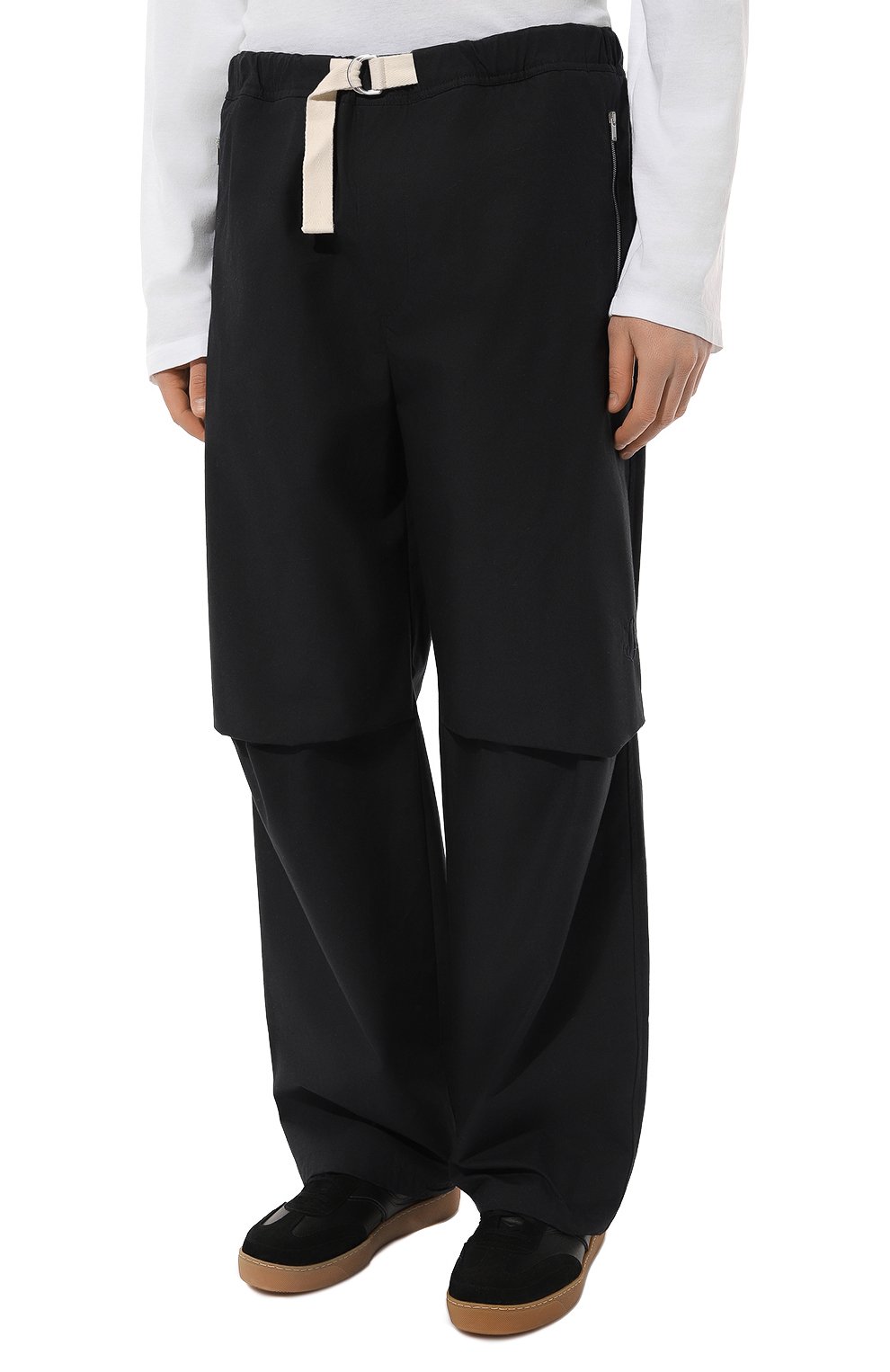 Хлопковые брюки JIL SANDER, арт. J47KA0214/J45039, фото 3