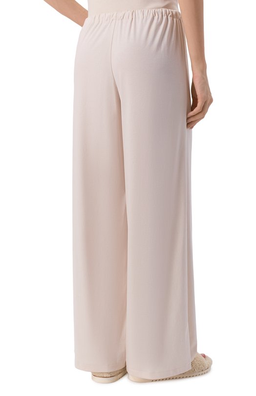 Хлопковые брюки Zimmerli 286-57002 Кремовый  286-57002 Фото 4