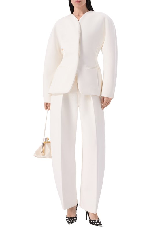 Брюки Jacquemus 24EPAW00079/AW00531 Белый  24EPAW00079/AW00531 Фото 2