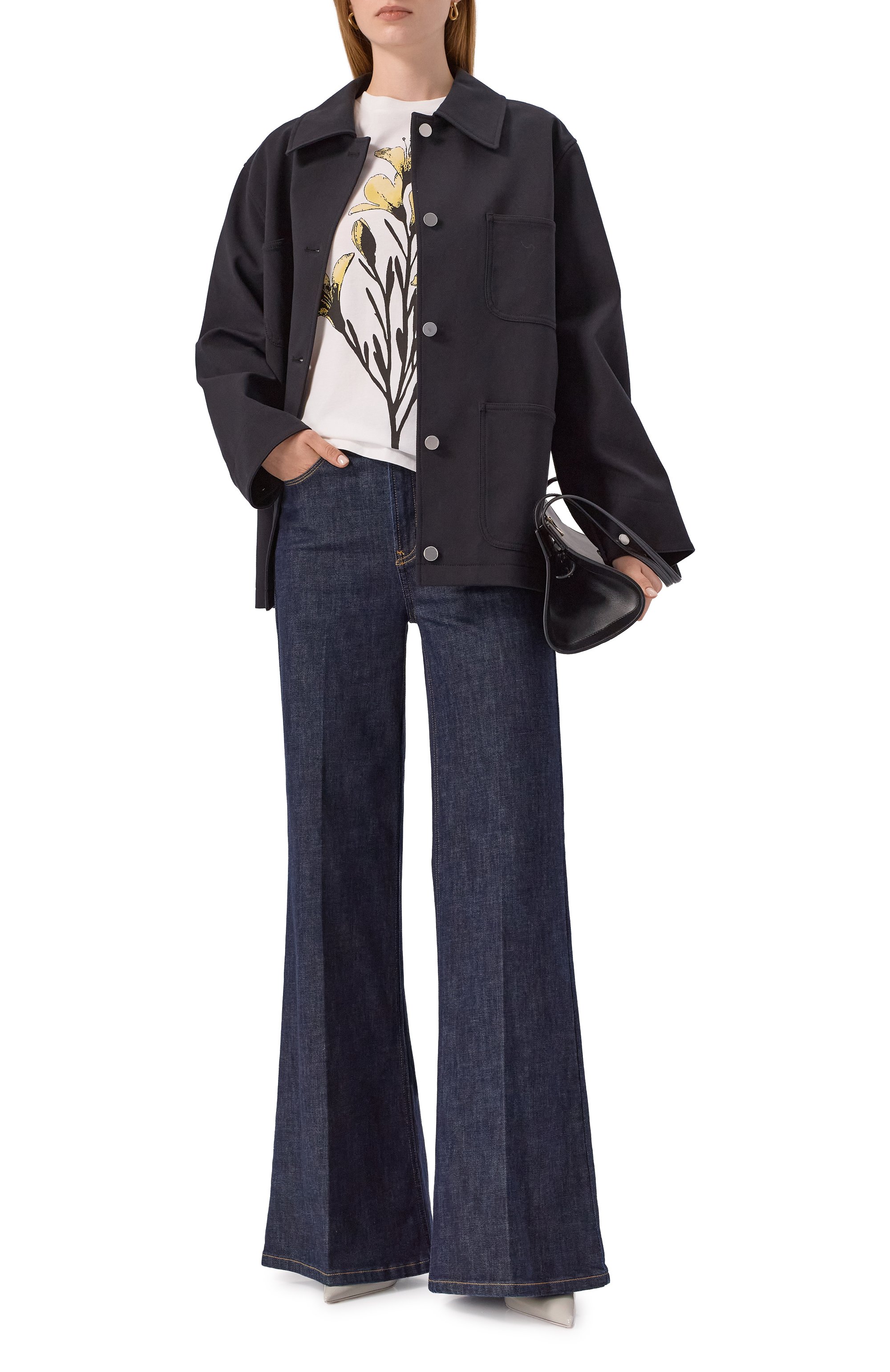 Хлопковая футболка WEEKEND MAX MARA, арт. GUGLIA_006, фото 2