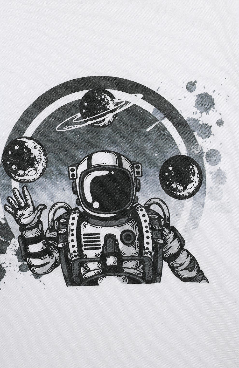 Хлопковая футболка ZHANNA & ANNA, арт. ZAB012063White, фото 3