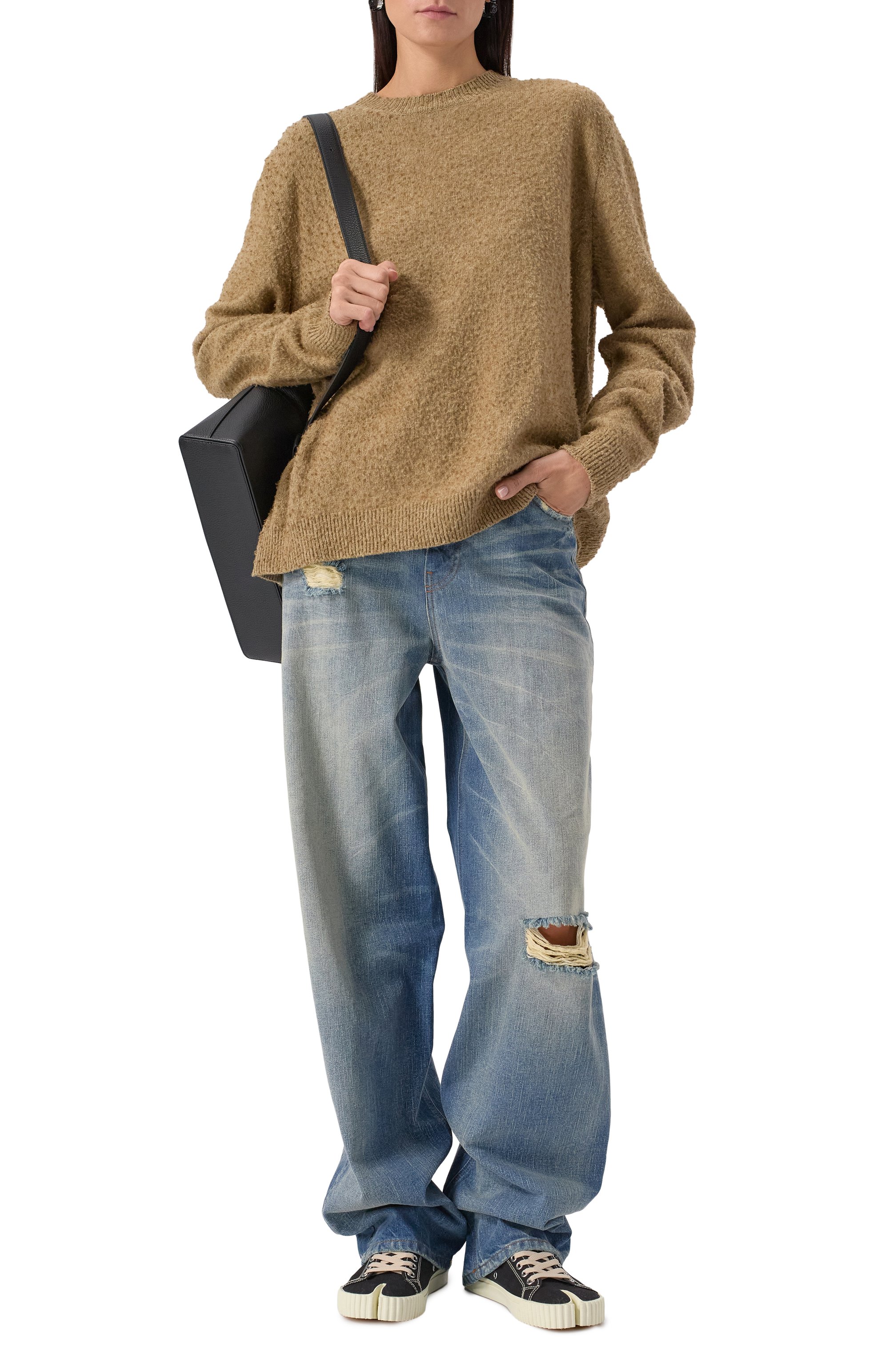 Джемпер из хлопка и шерсти MAISON MARGIELA, арт. S50HL0033/M13108, фото 6