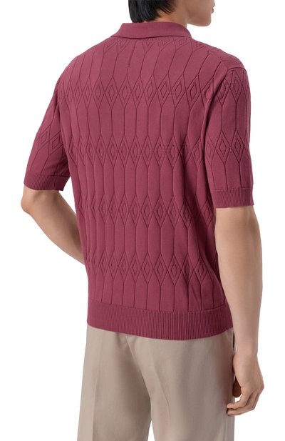 Хлопковое поло ANDREA CAMPAGNA, арт. M5426-9030, фото 4