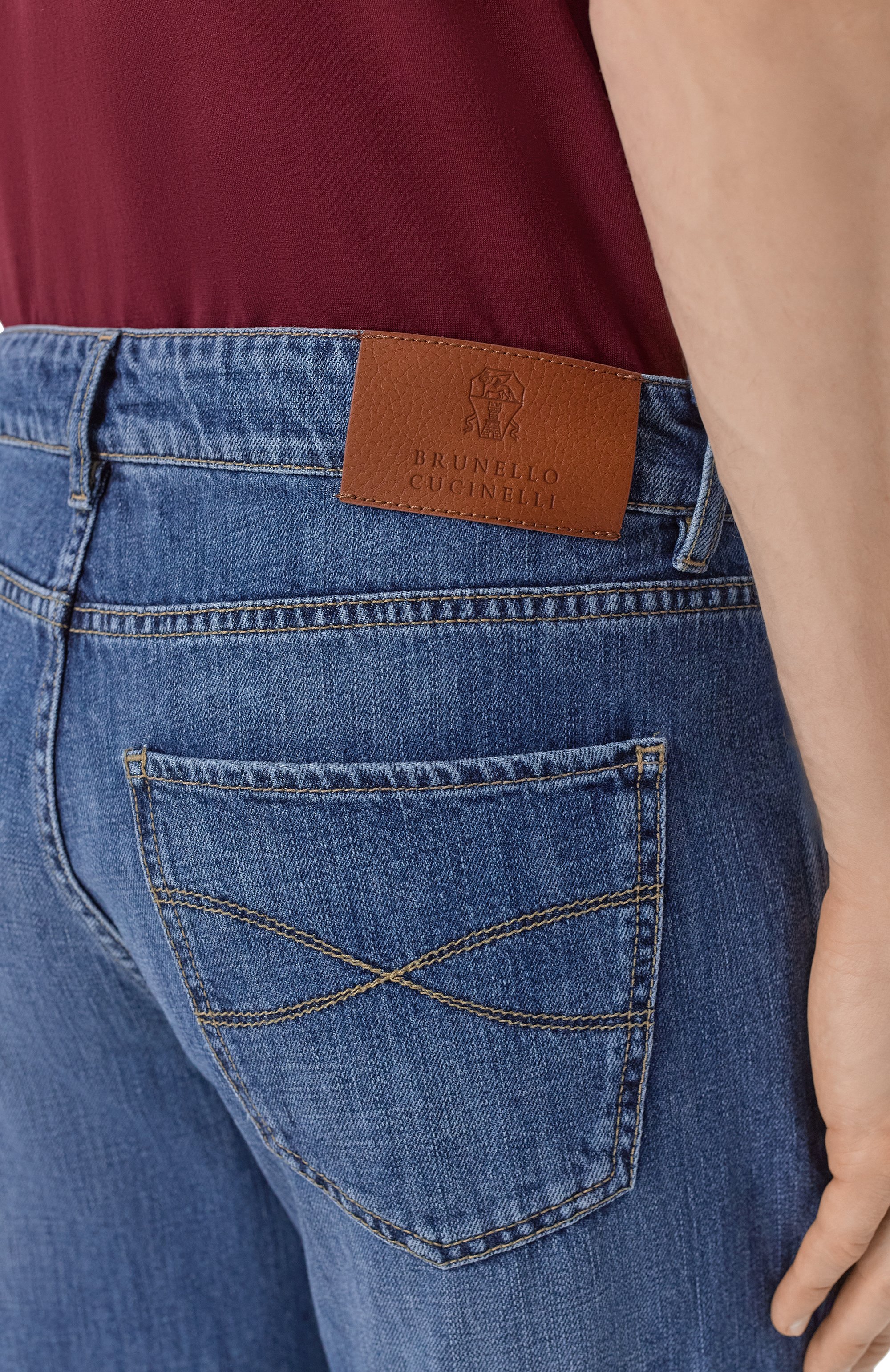 Джинсы traditional fit BRUNELLO CUCINELLI, арт. M0Z37D2210, фото 5