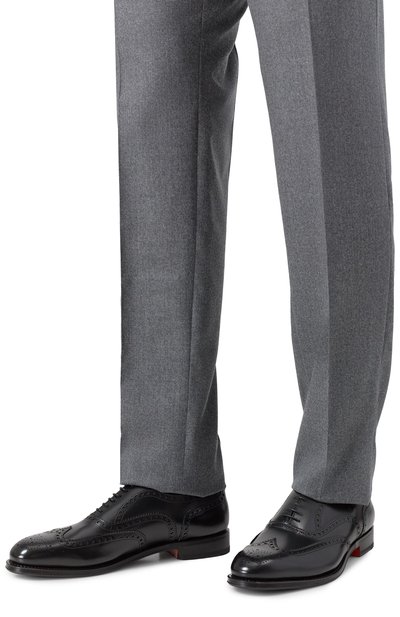 Кожаные оксфорды colin SANTONI, арт. MCCG17836MH4H0BRN01, фото 3