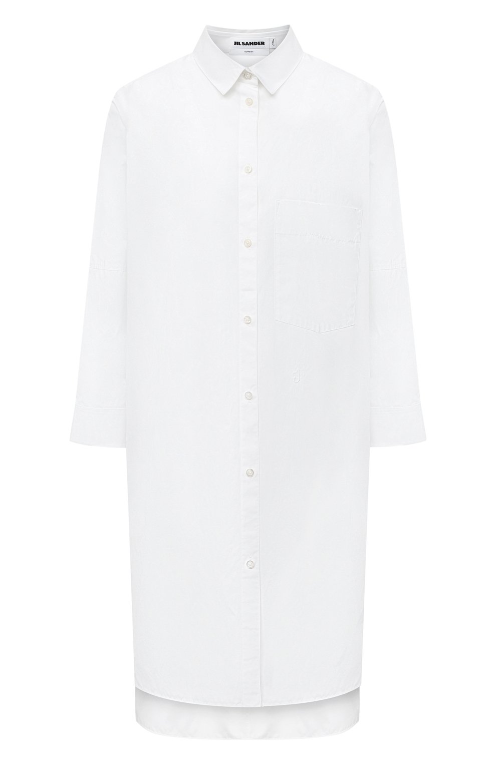 Хлопковая рубашка JIL SANDER, арт. JSX0600605-W0244300, фото 1