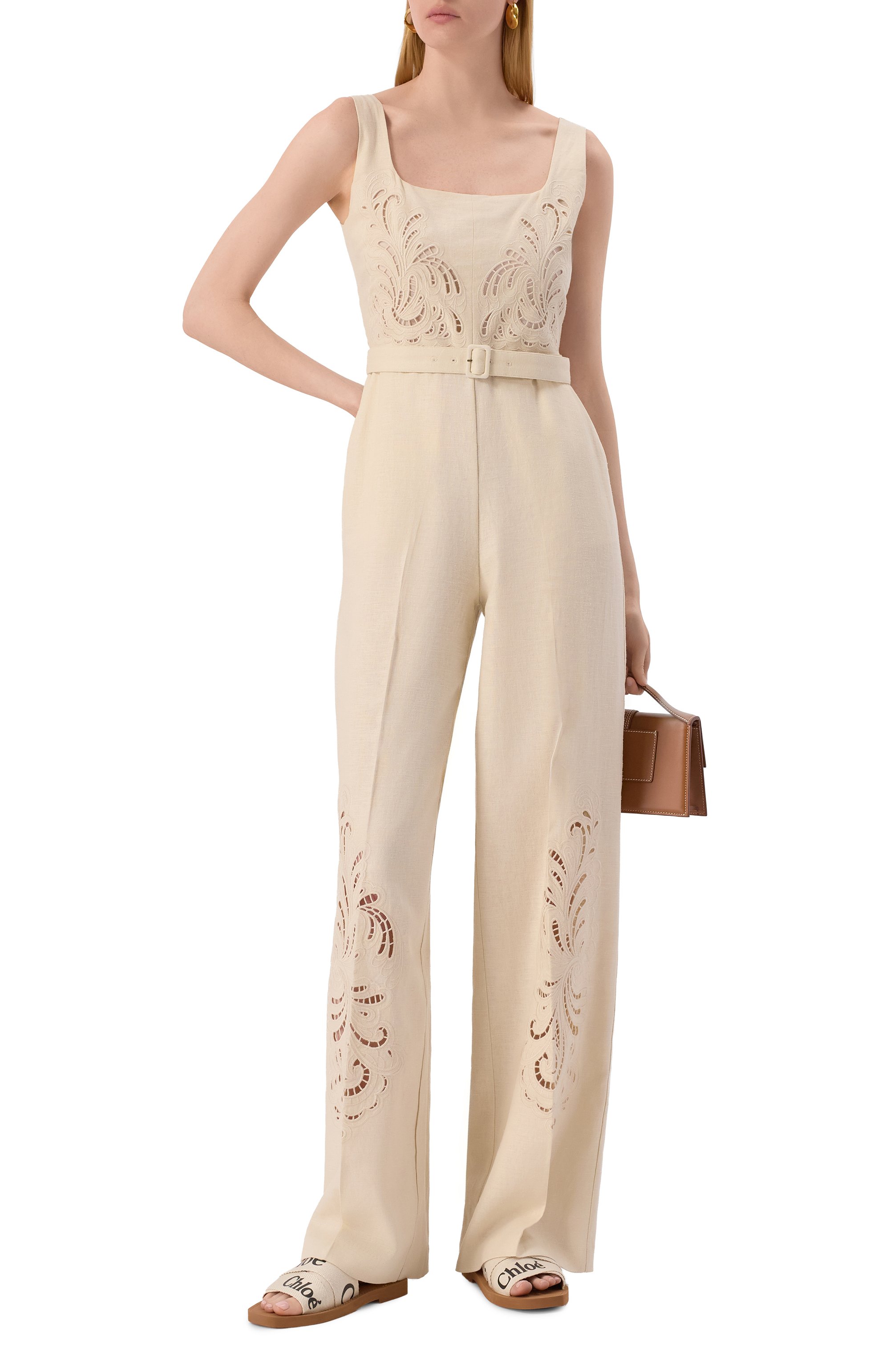 Комбинезон изо льна и вискозы TWINSET, арт. 251TP2163, фото 2