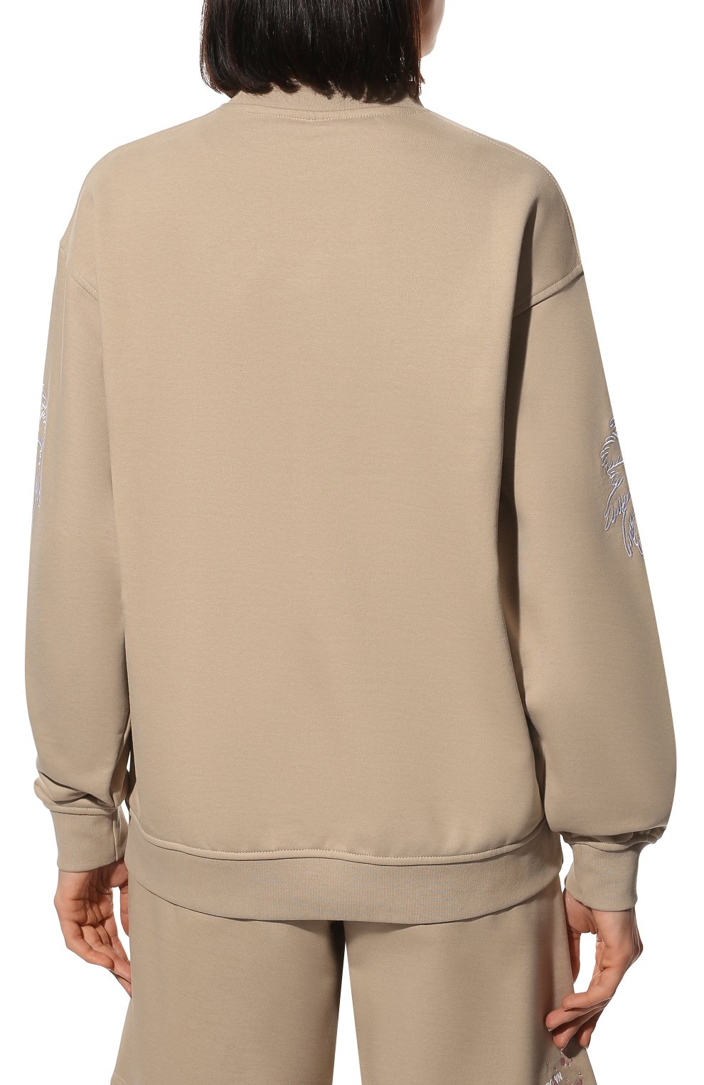 Хлопковый свитшот COMME DES FUCKDOWN бежевого цвета по цене 13750 руб., арт. CDFD1873SFML1, фото 4 Хлопковый свитшот COMME DES FUCKDOWN, арт. CDFD1873SFML1, фото 4