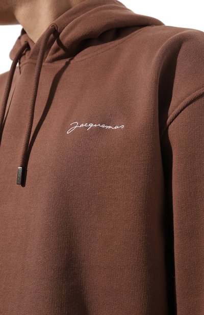 Хлопковое худи JACQUEMUS, арт. 22H/226JS310-2120, фото 5