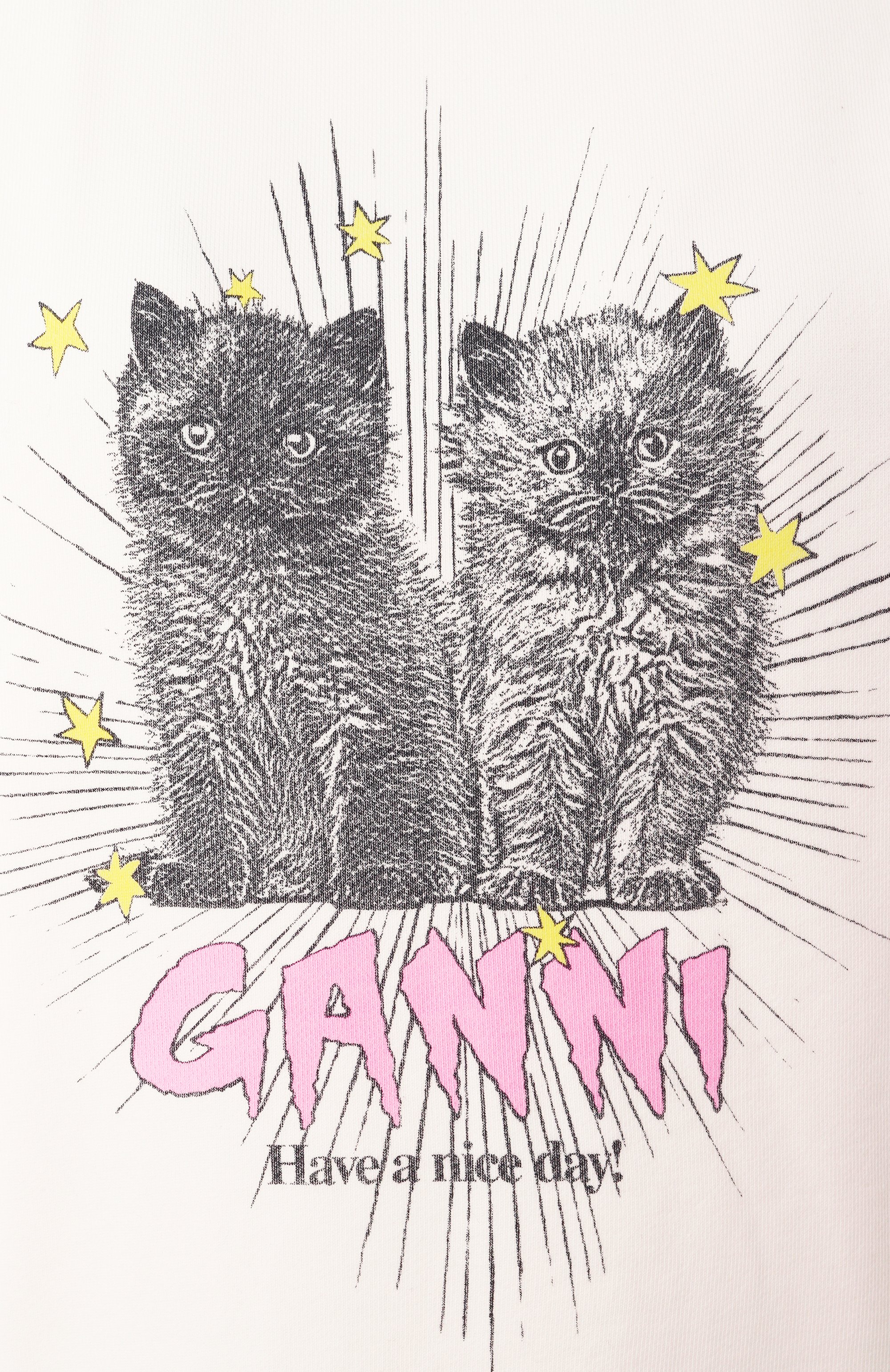 Хлопковый свитшот GANNI, арт. T4163, фото 6