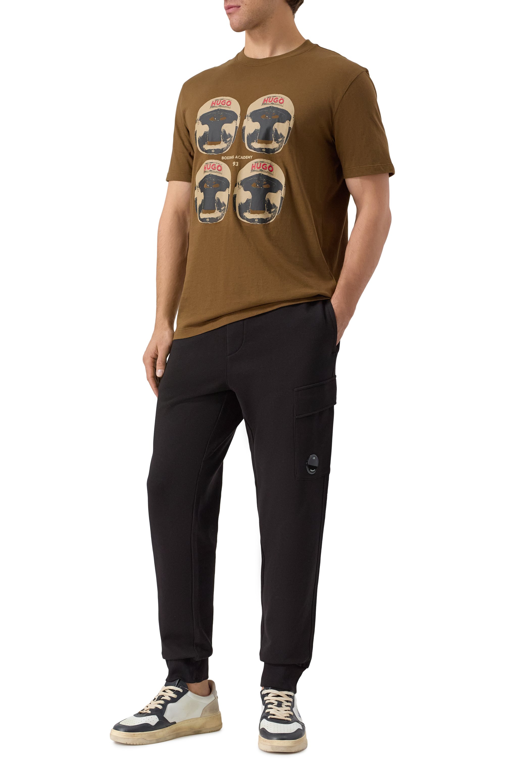 Хлопковые джоггеры C.P. COMPANY, арт. RCCMSP717A005086W, фото 2