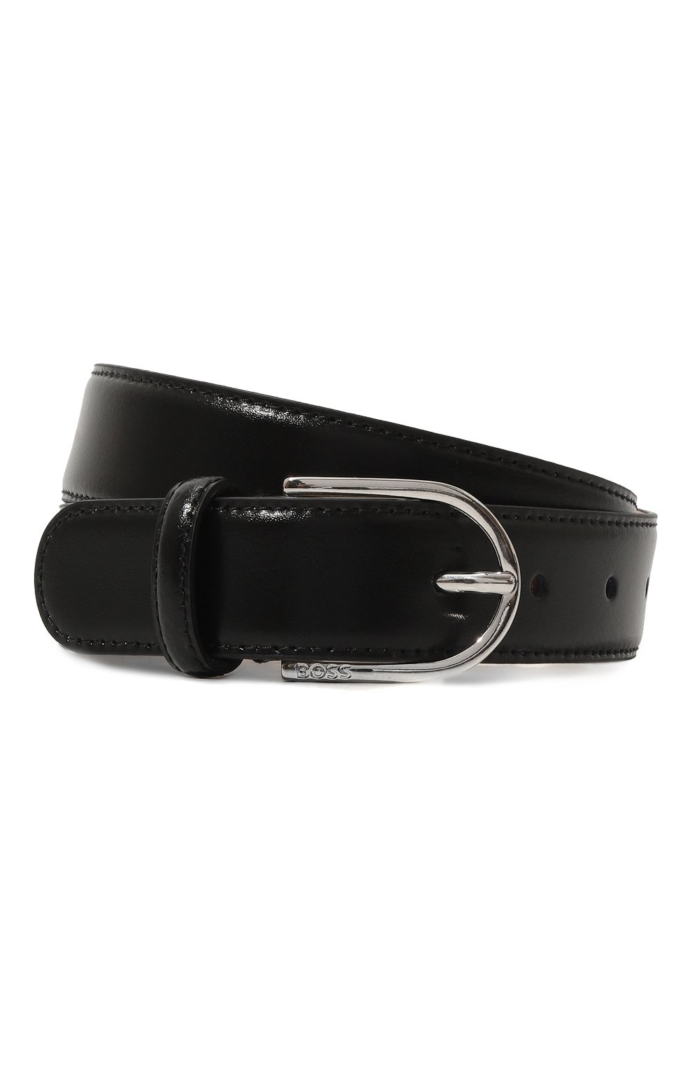 Ремень BOSS черного цвета по цене 8400 руб., арт. 50503341, фото 1 Ремень BOSS, арт. 50503341, фото 1