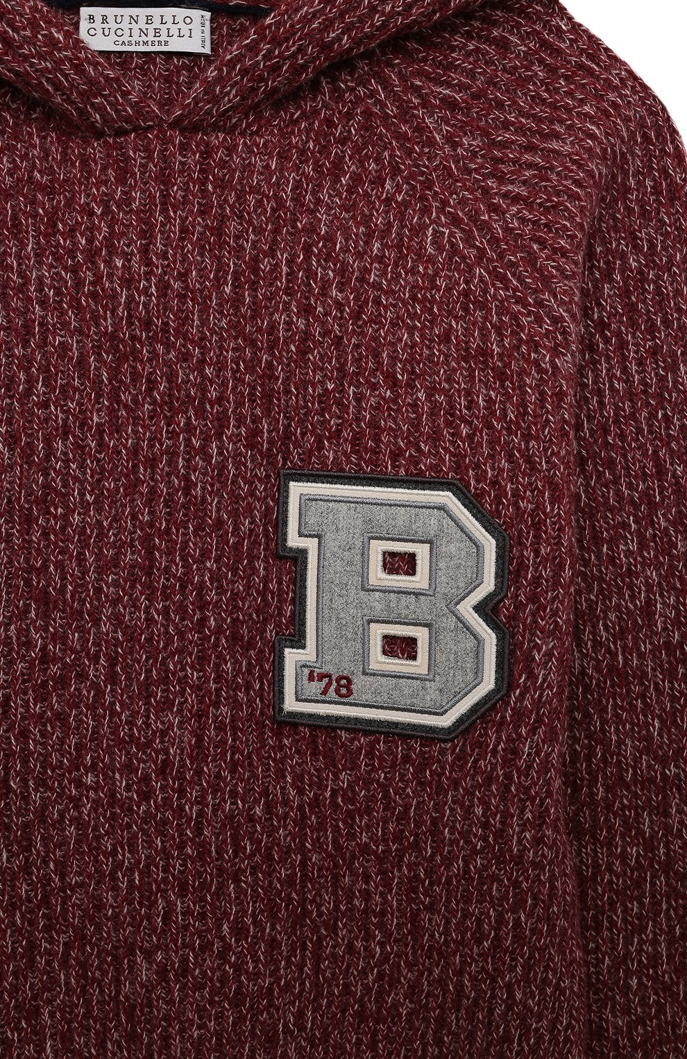 Худи из шерсти и кашемира BRUNELLO CUCINELLI, арт. B36M72909A, фото 3
