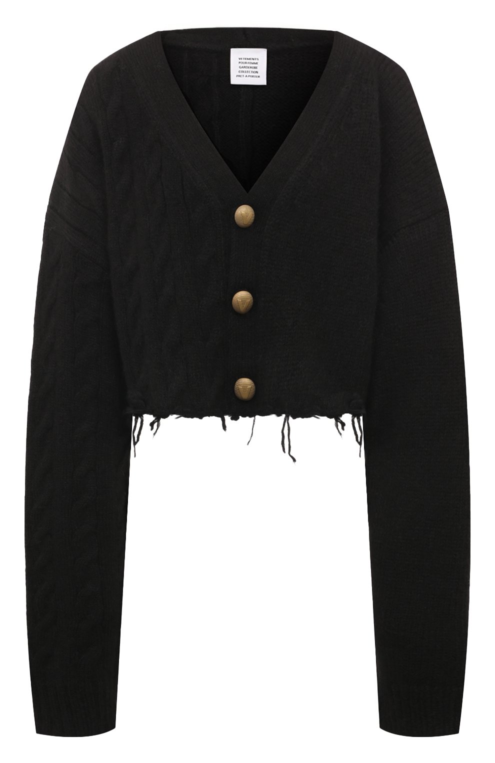 Шерстяной кардиган VETEMENTS, арт. WA65KB490B/2901 KNIT, фото 1