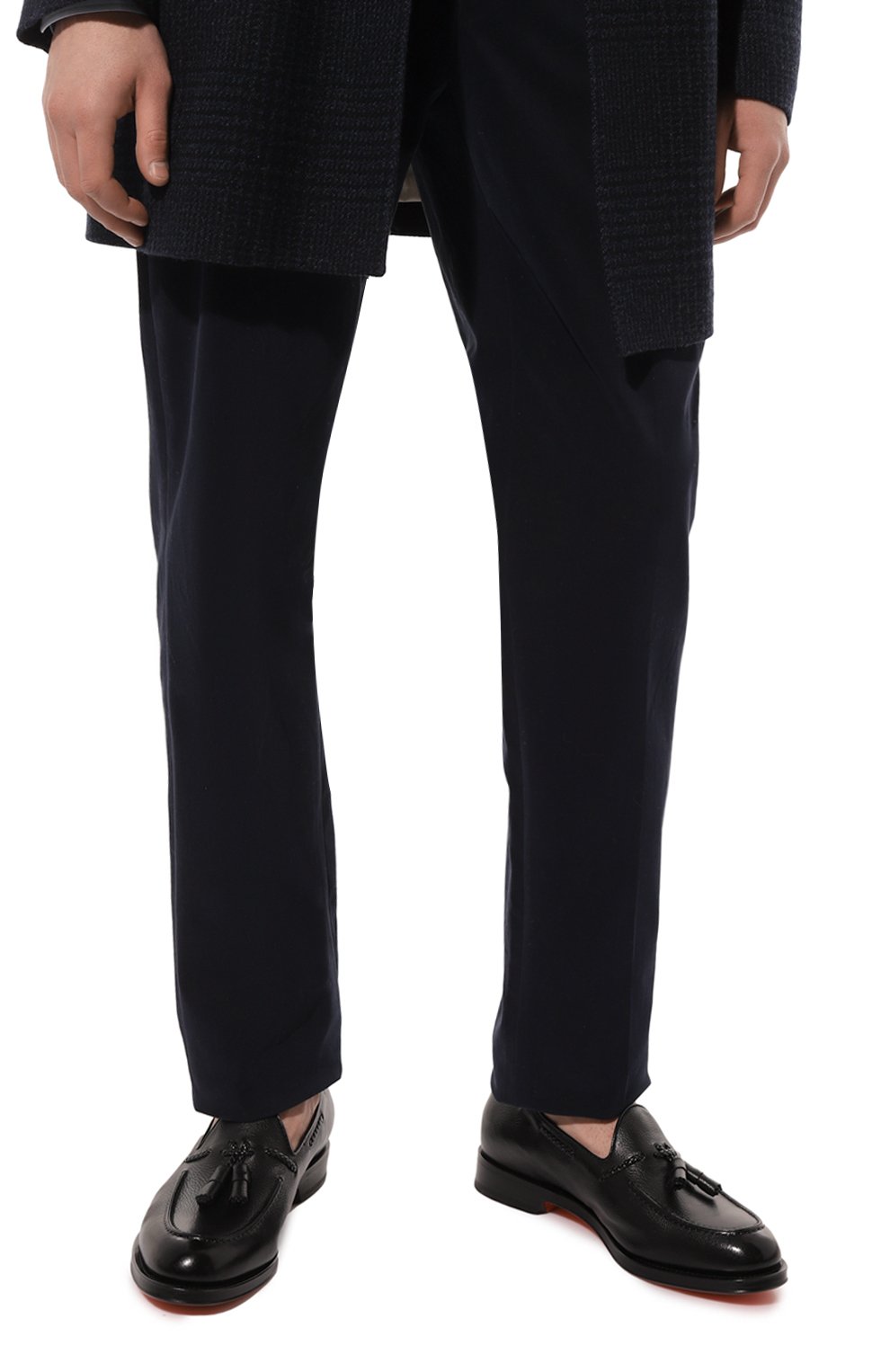 Кожаные лоферы SANTONI, арт. MCHG18101PD5SSDST50, фото 3