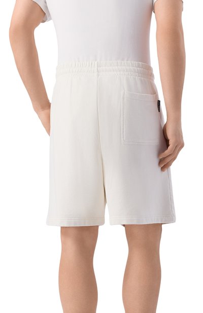 Хлопковые шорты PALM ANGELS, арт. PMCI019S26FLE001, фото 4