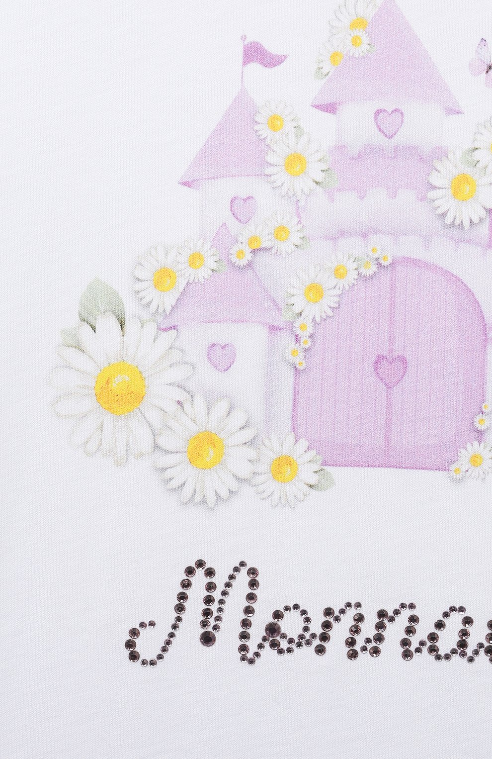 Хлопковая футболка MONNALISA, арт. 39C614., фото 3