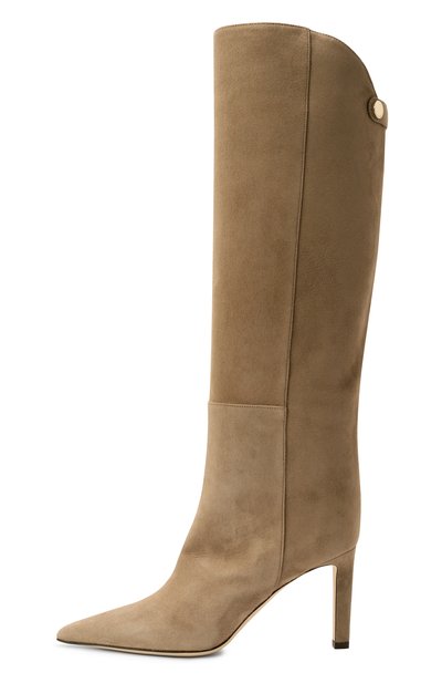 Замшевые сапоги alizze 85 JIMMY CHOO, арт. F_AL.EA/IZ/ZE KB 85/SUE, фото 4