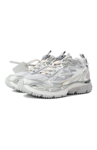 Женские комбинированные кроссовки be right back OFF-WHITE, арт. 0WIA289C99FAB001