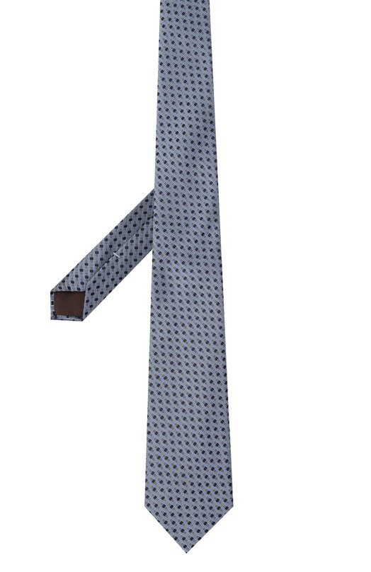 Шелковый галстук Canali 18/HJ04496 Голубой  18/HJ04496 Фото 3