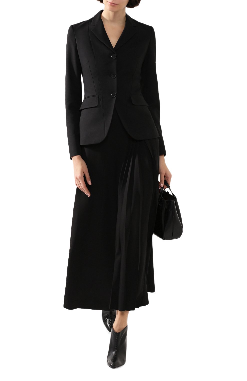 Жакет из смеси шерсти и вискозы STELLA MCCARTNEY черного цвета по цене 122000 руб., арт. 582110/SNA34, фото 2 Жакет из смеси шерсти и вискозы STELLA MCCARTNEY, арт. 582110/SNA34, фото 2