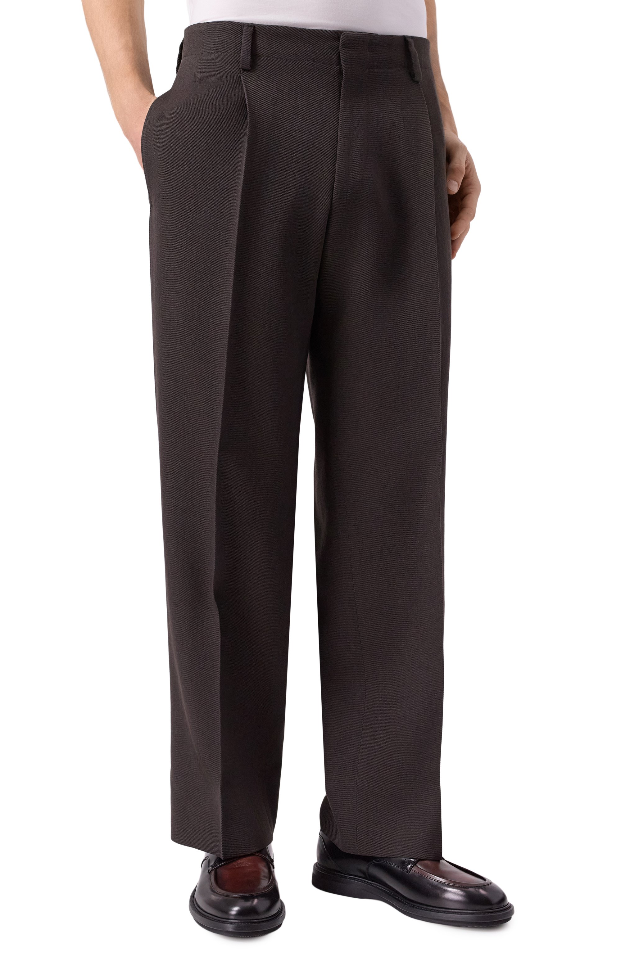 Шерстяные брюки CORNELIANI, арт. 264H35-2618353, фото 3